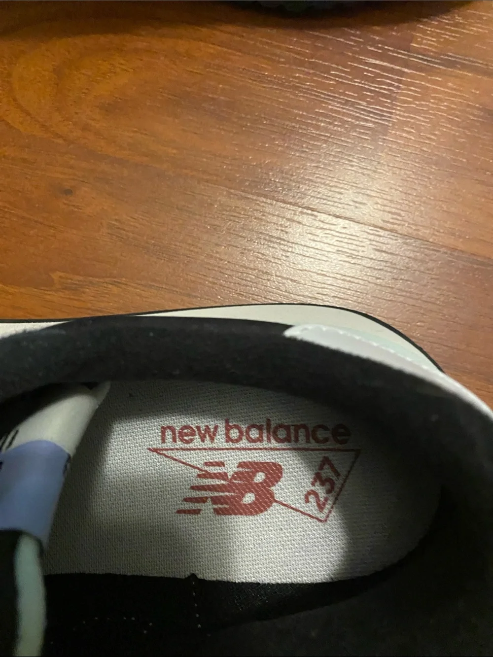 New Balance Black White Lavender Low-Top Sneakers- New never worn!